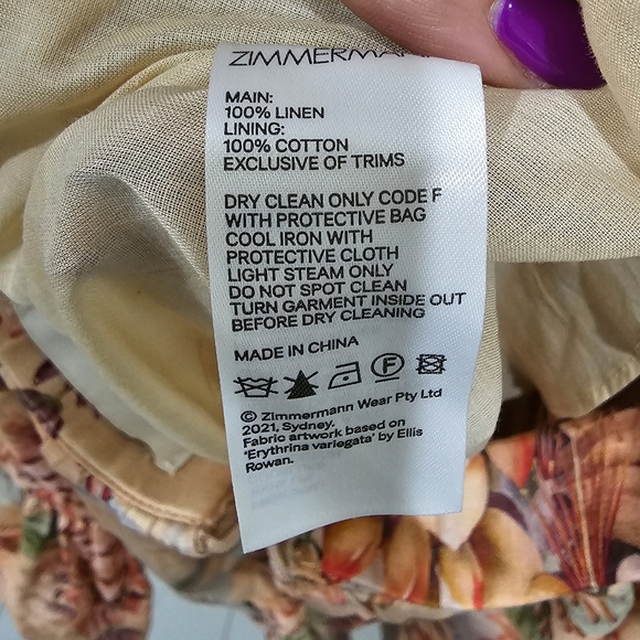 Zimmermann Candescent Plunge Neck Mini - Picture 4 of 6